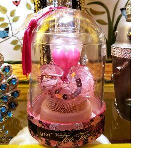 Vintage Betsey Johnson Too Too Pretty Perfume Pink Corset Dress Bottle 1.7 oz